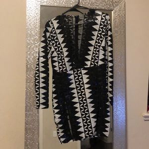 Sexy high split dress